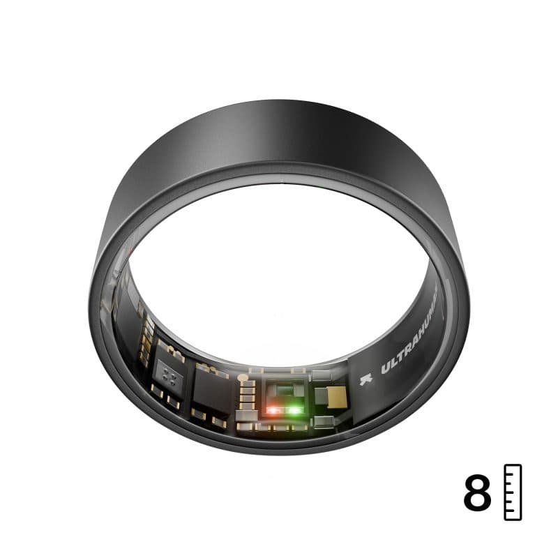 Smart ring grigio opaco taglia 8 - Ultrahuman Air