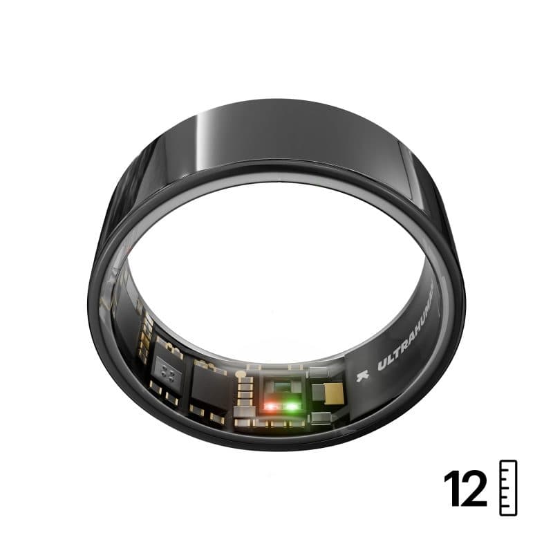 Smart ring nero Aster taglia 12 - Ultrahuman Air
