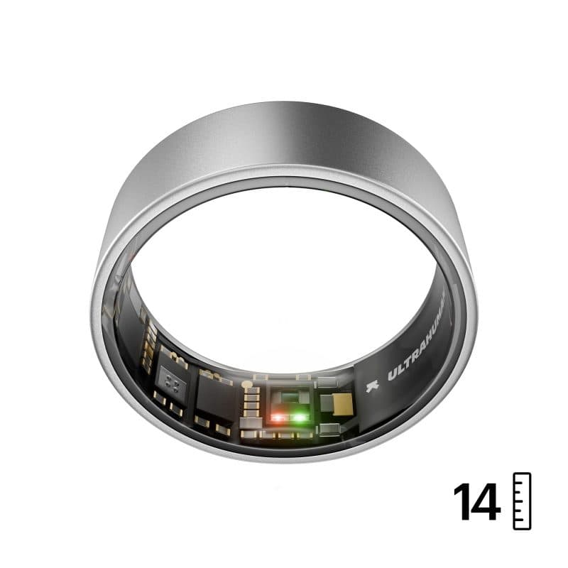 Smart ring taglia 14 Raw Titanium - Ultrahuman Air