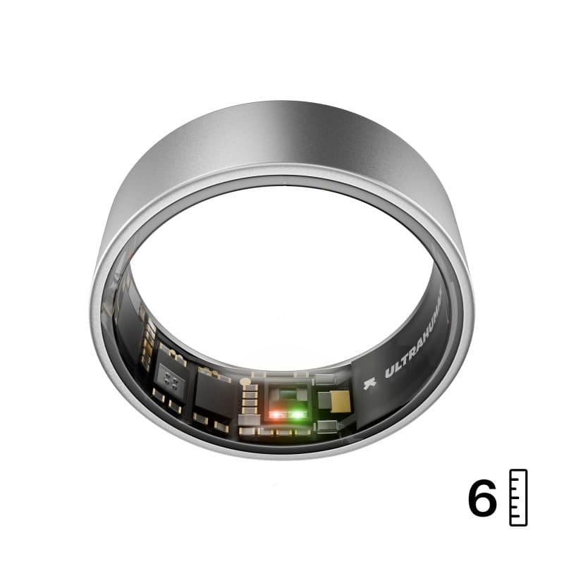 Smart ring taglia 6 Raw Titanium - Ultrahuman Air