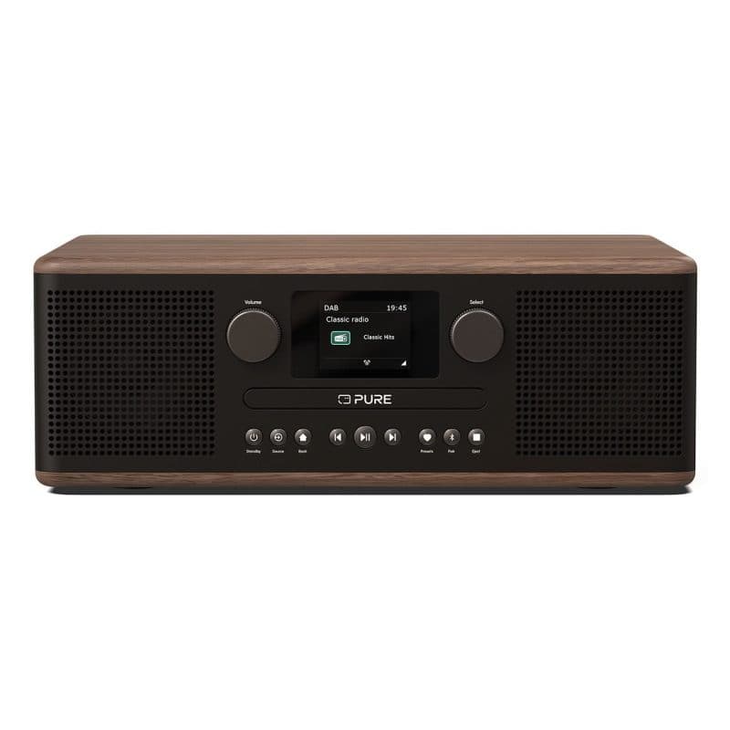 Radio digitale nero caffè/noce EU/UK - Pure Classic C-D6