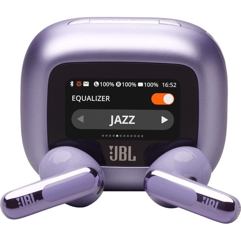 Auricolari wireless in-ear per chiamate, musica, sport e uso quotidiano, Bluetooth, viola - JBL Live Flex 3