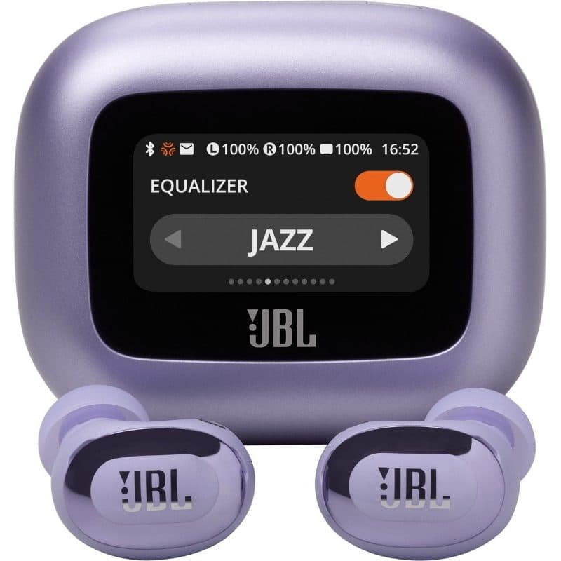 Auricolari wireless in-ear per chiamate, musica, sport e uso quotidiano, Bluetooth, viola - JBL Live Buds 3
