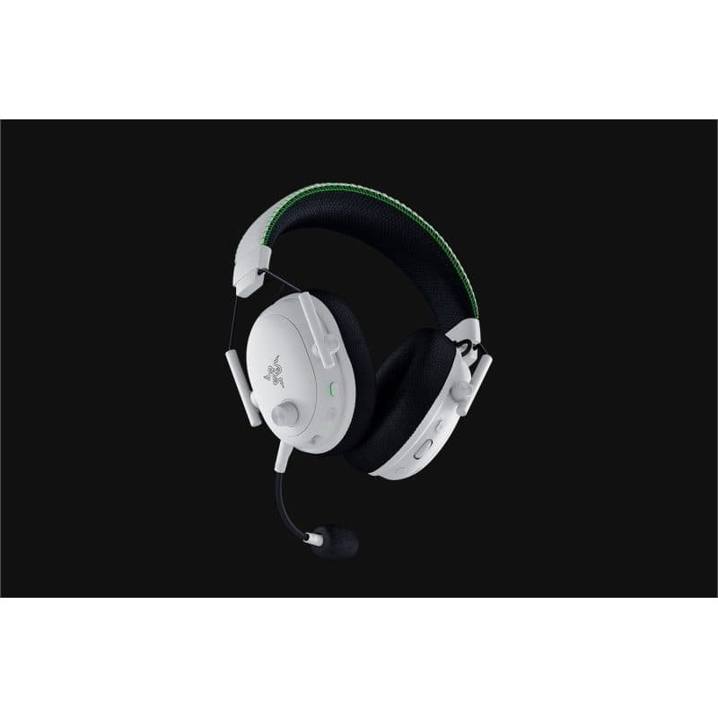 Cuffie gaming wireless eSport con ANC ibrido per Xbox, 2.4GHz, Bluetooth, USB-C, bianco - Razer BlackShark V3 Pro