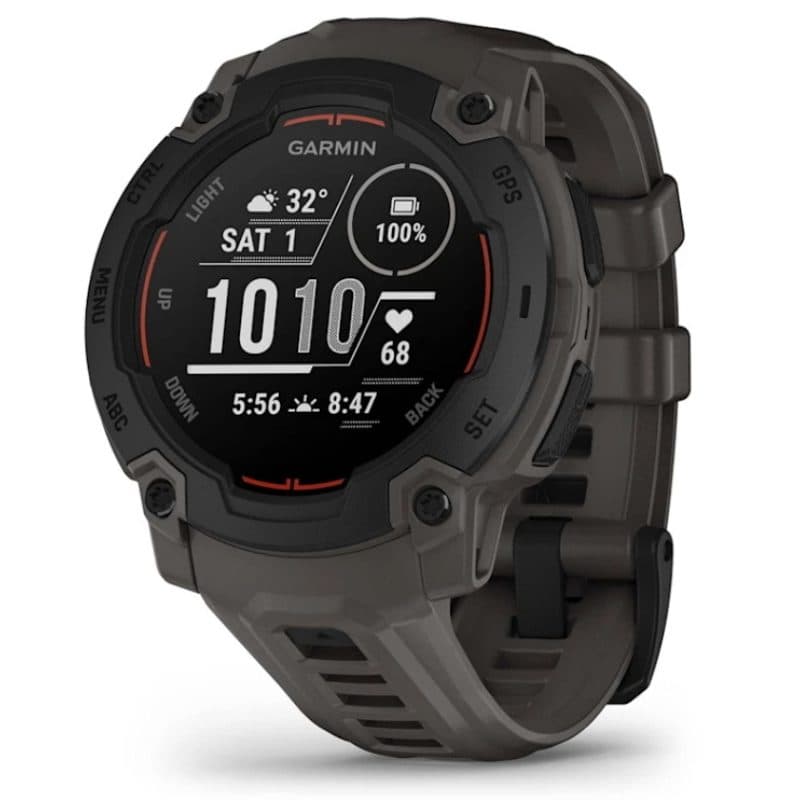 Smartwatch multisport 45 mm nero con cinturino intercambiabile 22 mm - Garmin Instinct E