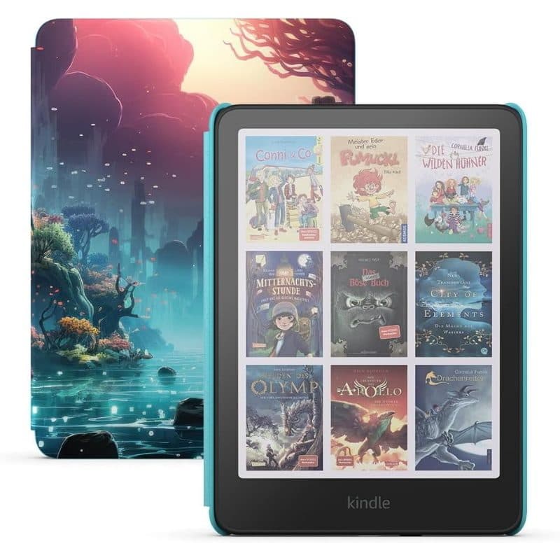 E-book reader 16GB (2025) design Fantasy River - Amazon Kindle Colorsoft Kids