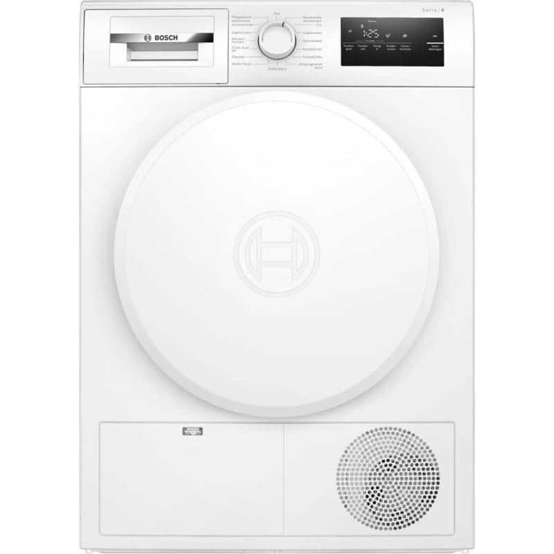 Asciugatrice a libera installazione con carica frontale 8 kg bianco - Bosch WTH83004