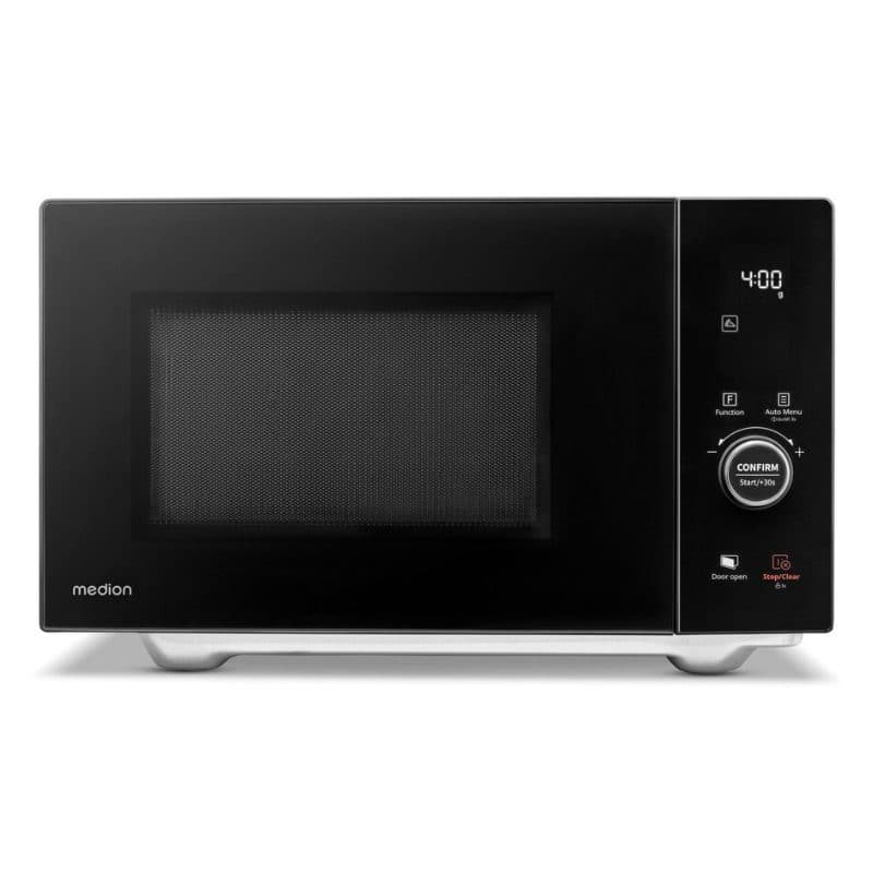Microonde combinato a superficie piana 25 L 900 W nero - Medion MD12041