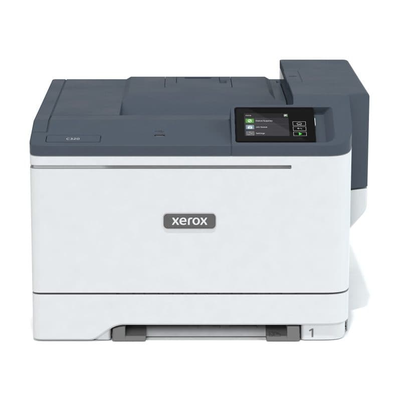 Xerox c320 a4 33 ppm stampante fronte/retro wireless ps3 pcl5e/6 2 vassoi totale 251 fogli