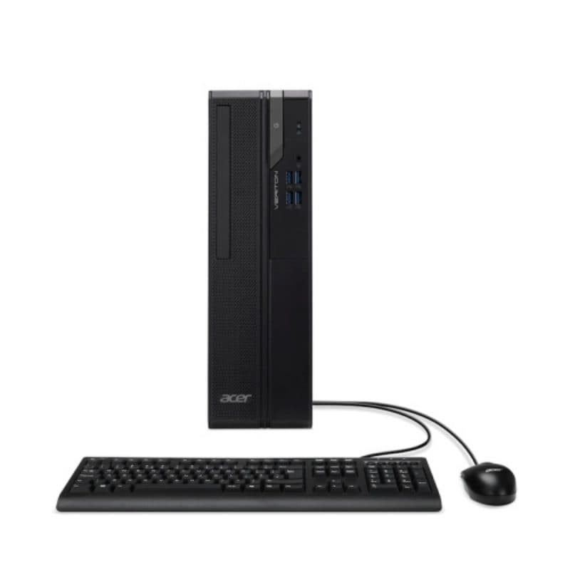 PC desktop SFF Intel Core i5-14400 16GB RAM SSD 512GB NVMe Windows 11 Pro Edu nero con tastiera e mouse - Acer Veriton VX2710G