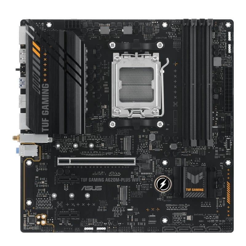 Scheda madre micro ATX socket AM5 chipset AMD A620 - ASUS TUF Gaming A620M-Plus WiFi