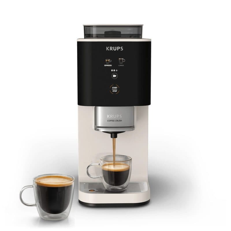 Macchina da caffè automatica bean-to-cup dal design compatto - Krups Coffee Crush