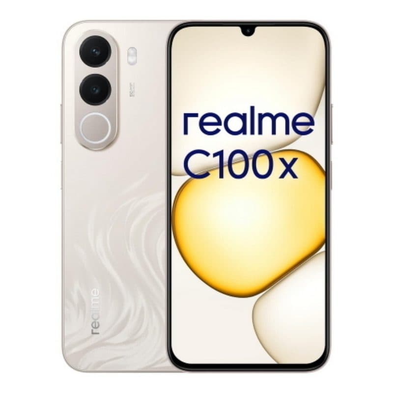 Smartphone 4G LTE dual SIM 6.8 pollici octa core 4GB RAM 256GB Golden Coast TIM - Realme C100x