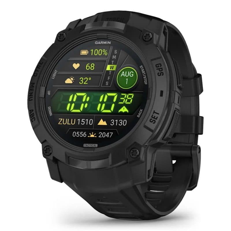 Smartwatch multisport AMOLED 50 mm nero - Garmin Instinct 3 Tactical