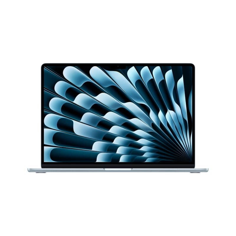 Notebook 15 pollici chip Apple M5 CPU 10-core GPU 10-core 16GB RAM SSD 512GB celeste - Apple MacBook Air