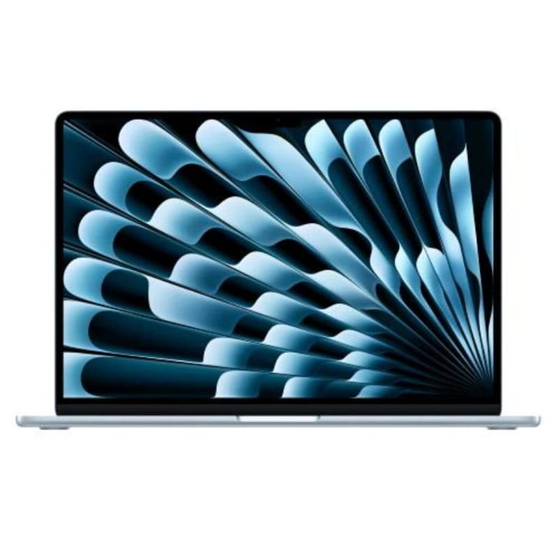 Notebook 15 pollici chip Apple M5 CPU 10-core GPU 10-core 16GB RAM SSD 1TB celeste - Apple MacBook Air