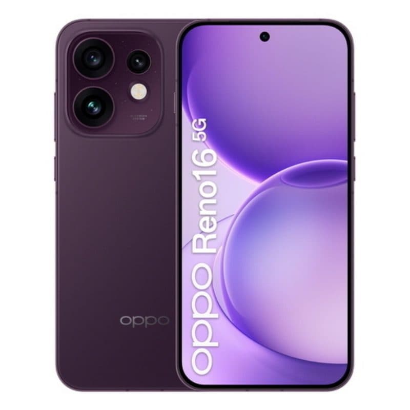 Smartphone 5G dual SIM 6.32 pollici octa core 8GB RAM 512GB Purple Black Vodafone - Oppo Reno 16