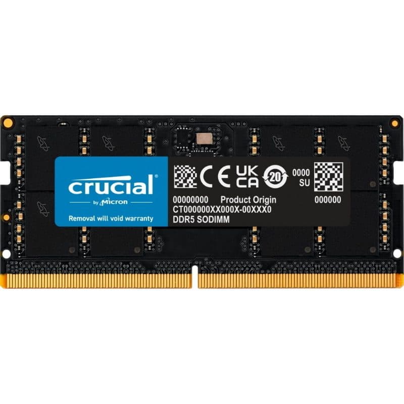 Memoria RAM 32GB (1 x 32GB) DDR5 4800 MHz - Crucial CT32G48C40S5