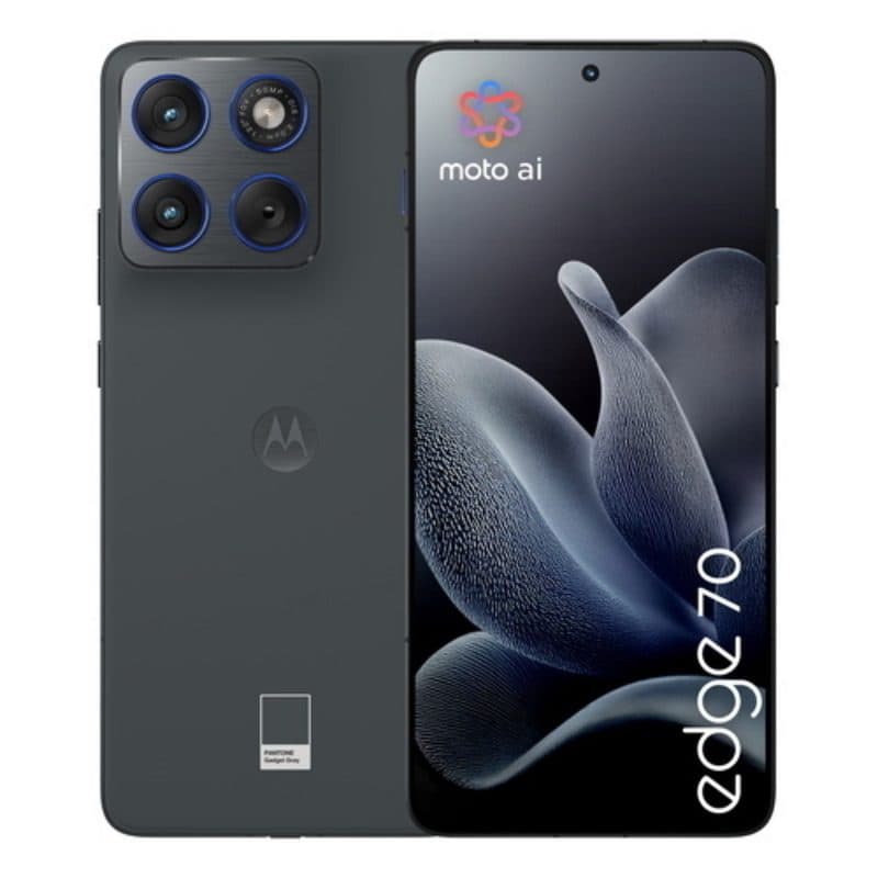 Smartphone 5G dual SIM 6.67 pollici octa core 12GB RAM 512GB Pantone Gadget Grey TIM - Motorola Edge 70