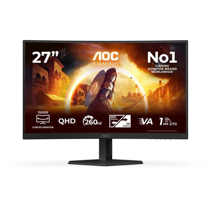 Monitor curvo 27 pollici 2560x1440 con 2 HDMI