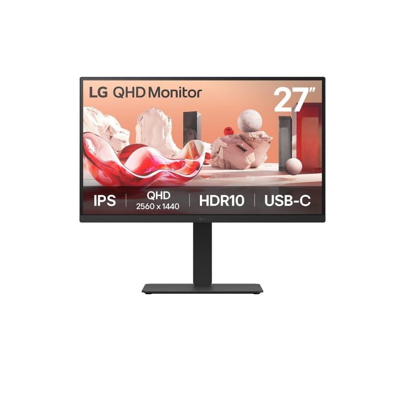 Lg 27ba75qb-b.aeu monitor pc 68,6 cm (27\) 2560 x 1440 pixel wide quad hd led nero