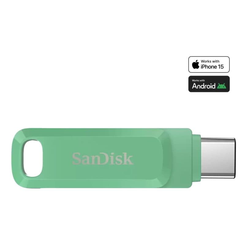 Unità flash USB 1TB USB-C 3.2 Gen 1 (3.1 Gen 1) verde - SanDisk Ultra Dual Drive Go
