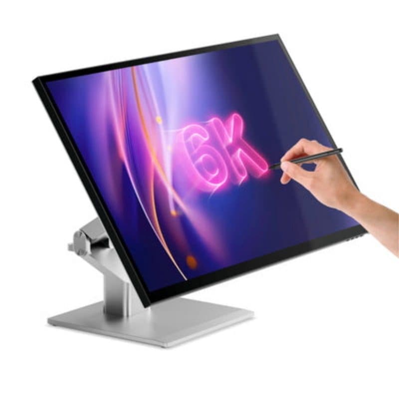 Monitor touch 32 pollici UHD 6K con Power Delivery 95W e supporto - Alogic Clarity 32C6KPDTF