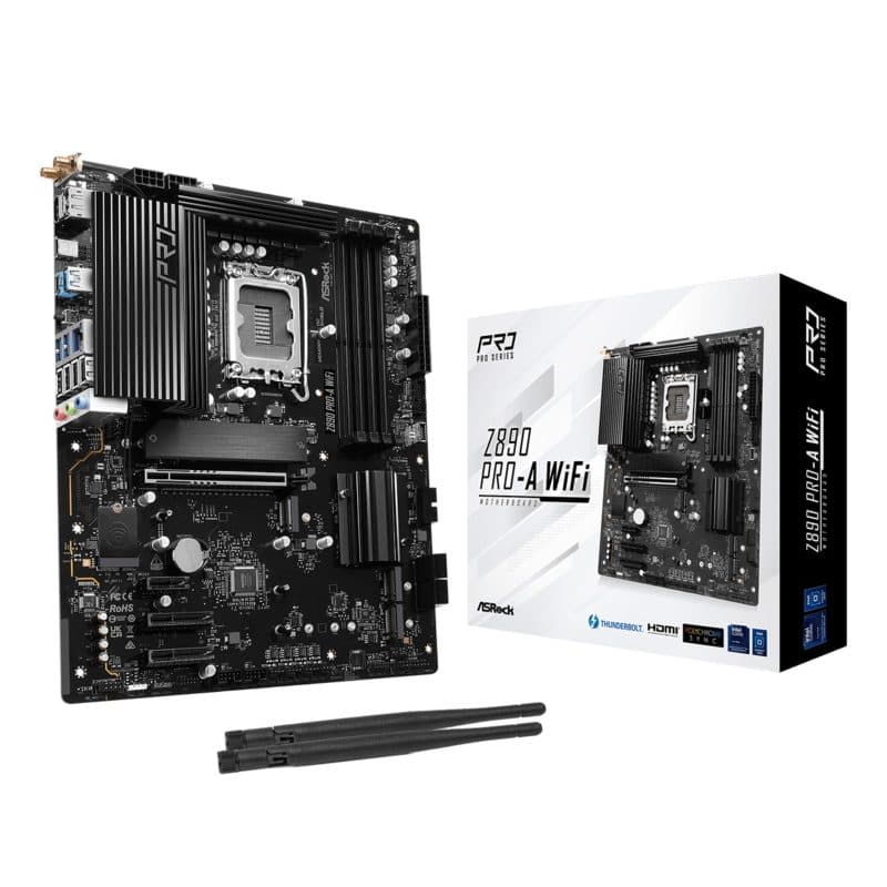 Scheda madre Intel socket LGA 1851 (socket V1) - ASRock Z890 Pro-A WiFi