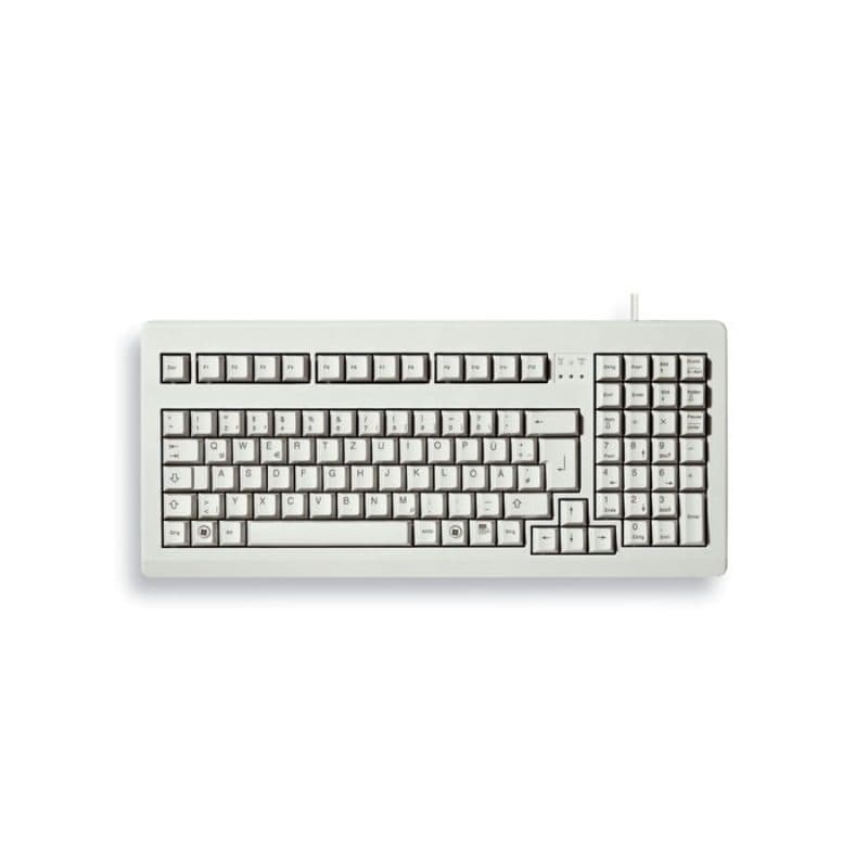 Tastiera USB QWERTZ tedesca grigia - Cherry G80-1800