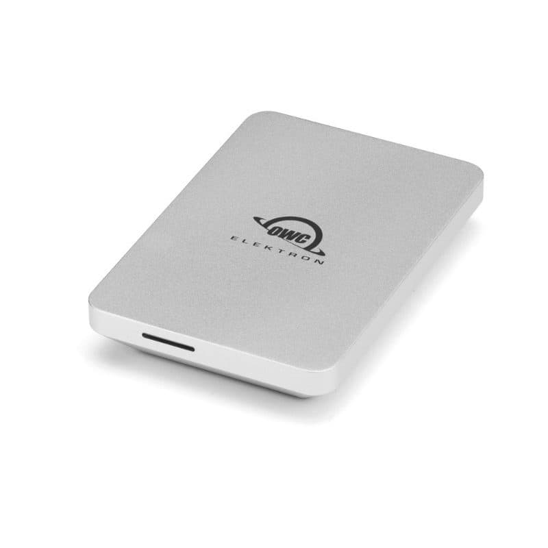SSD portatile 2TB con USB-C 10 Gb/s argento alluminio - OWC Envoy Pro
