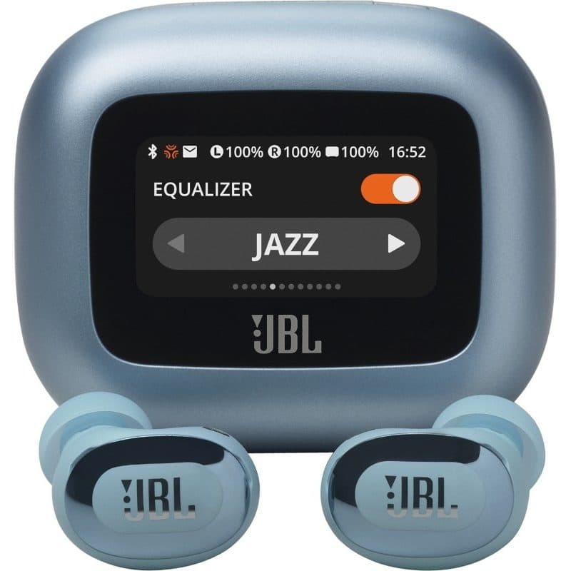 Auricolari wireless in-ear Bluetooth blu per chiamate, musica, sport e uso quotidiano - JBL Live Buds 3