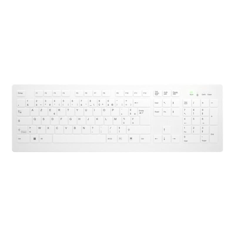 Tastiera medicale RF wireless AZERTY francese bianca - Contour Design ActiveKey AK-C8112