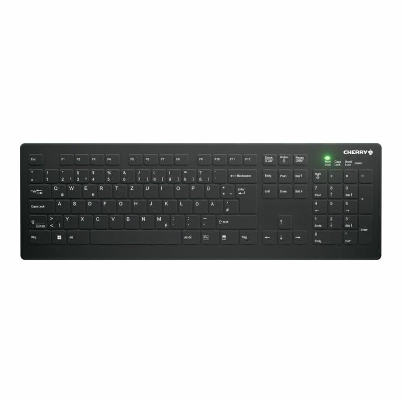 Tastiera wireless RF QWERTZ tedesca nera - Cherry AK-C8112