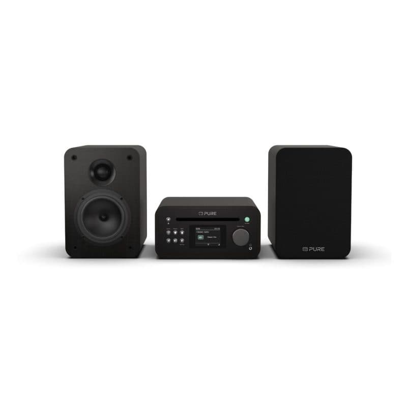 Mini impianto stereo DAB+/FM Bluetooth CD USB marrone/noce - Pure Classic Stereo
