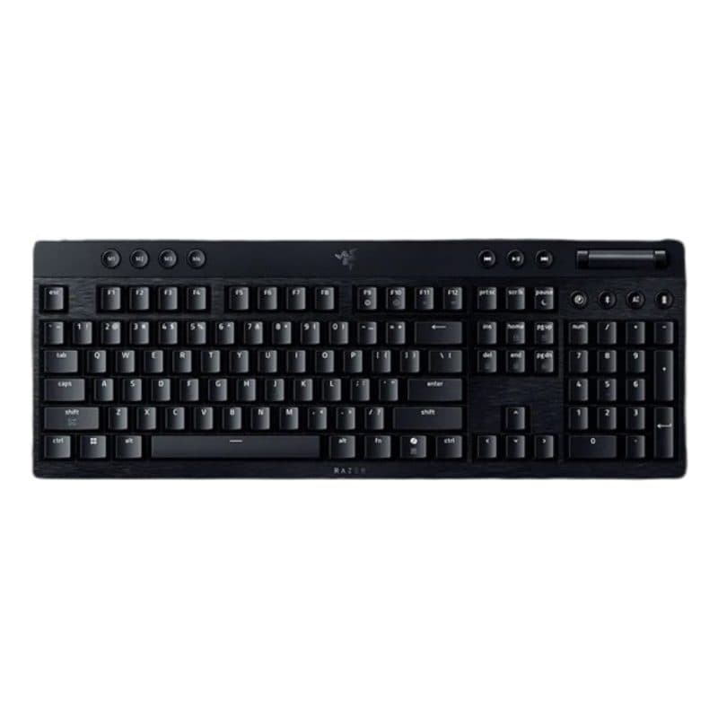 Tastiera meccanica low profile con switch Orange Tactile 2.4GHz Bluetooth USB-C - Razer BlackWidow V4 Low Profile HyperSpeed