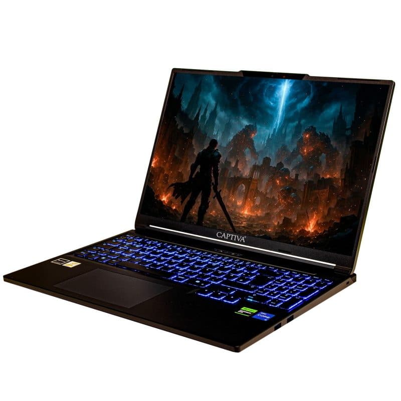 Notebook gaming 16 pollici WQXGA Core i7-14650HX 16GB SSD 1TB RTX 5060 Windows 11 - Captiva Advanced Gaming I95-039GE