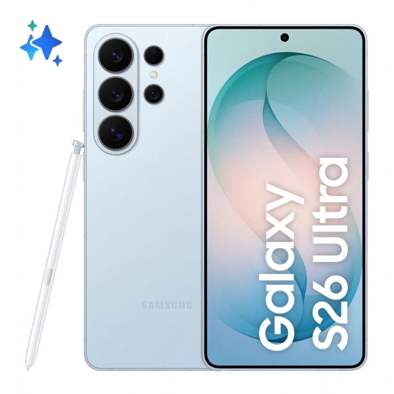 Smartphone 5G dual SIM 6,9 pollici Android 16.0 12GB RAM 512GB 5000 mAh USB-C blu - Samsung Galaxy S26 Ultra