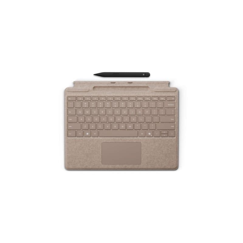 Tastiera con Slim Pen QWERTZ tedesco Cover Port beige - Microsoft Surface Pro Keyboard