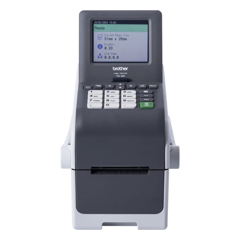Stampante per etichette a termica diretta 300 x 300 dpi 152 mm/s cablata e wireless - Brother TD-2350DSAH300
