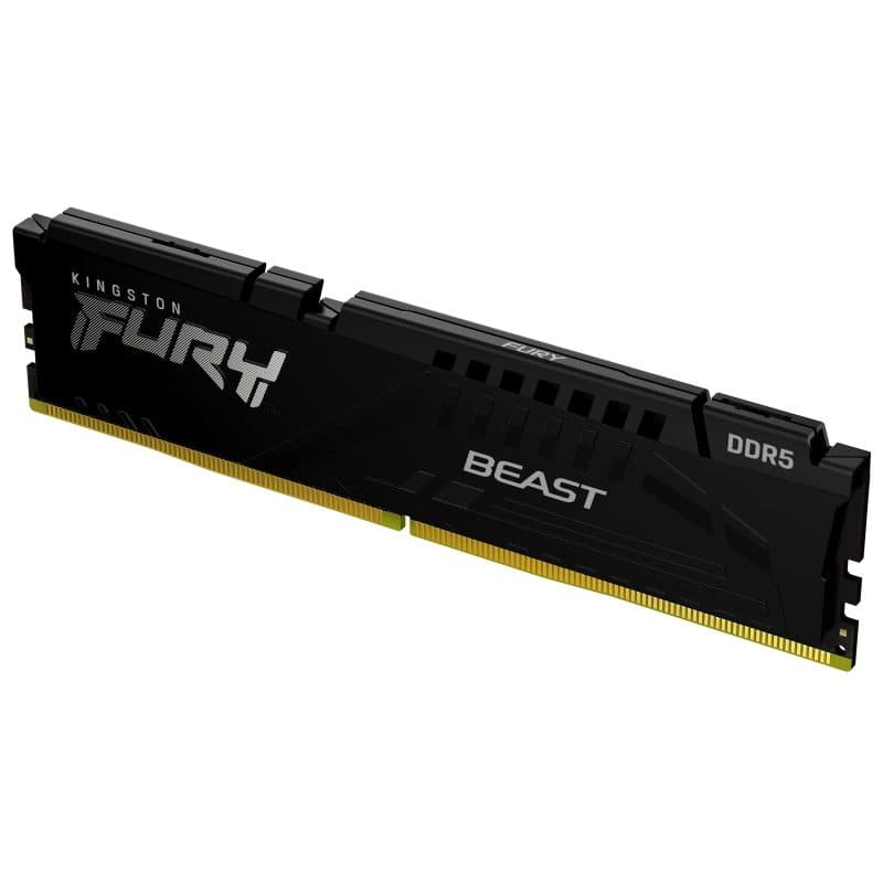 Memoria RAM 16GB DDR5 6400MT/s CL32 DIMM EXPO nero - Kingston Fury Beast