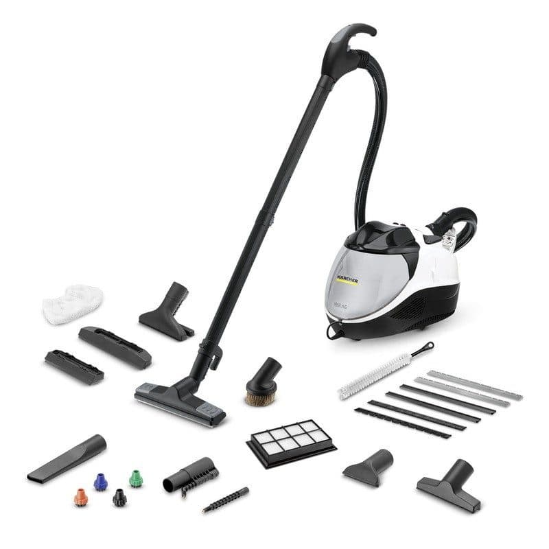 Pulitore a vapore cilindrico 0,5 l 2200 W nero, grigio e bianco - Kärcher SV 7