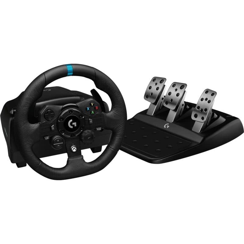 Volante con pedali analogico/digitale USB 2.0 nero per PC, Xbox One, Xbox Series S e Xbox Series X - Logitech G G923