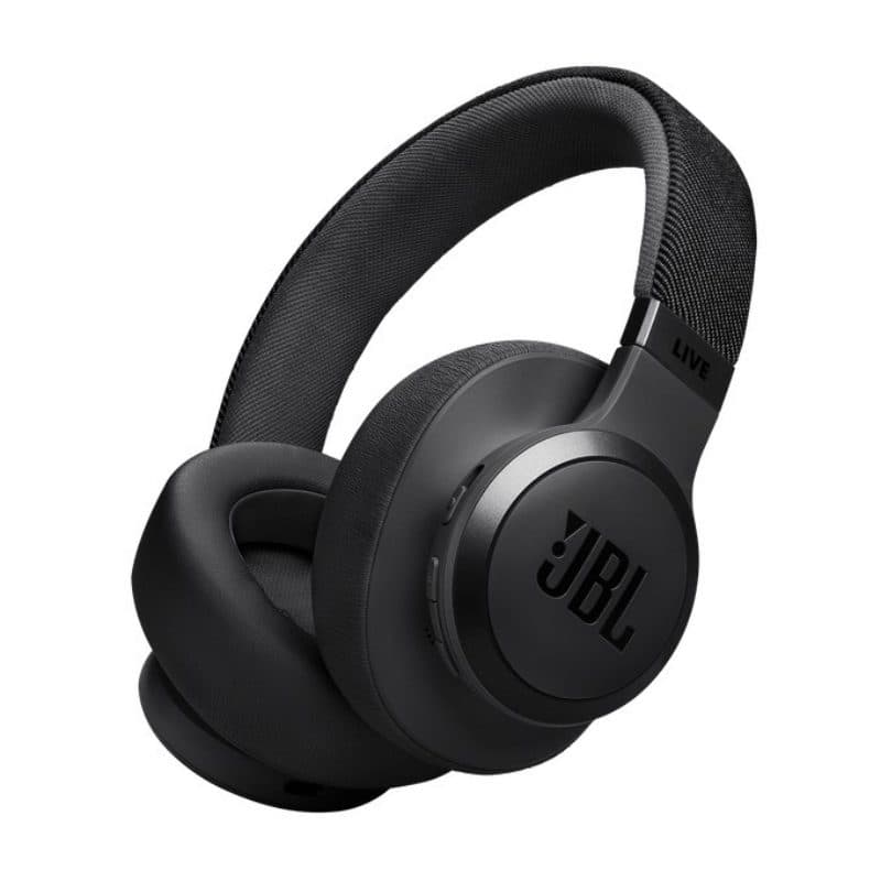 Cuffie wireless a padiglione Bluetooth nero per musica e chiamate - JBL Live 770NC