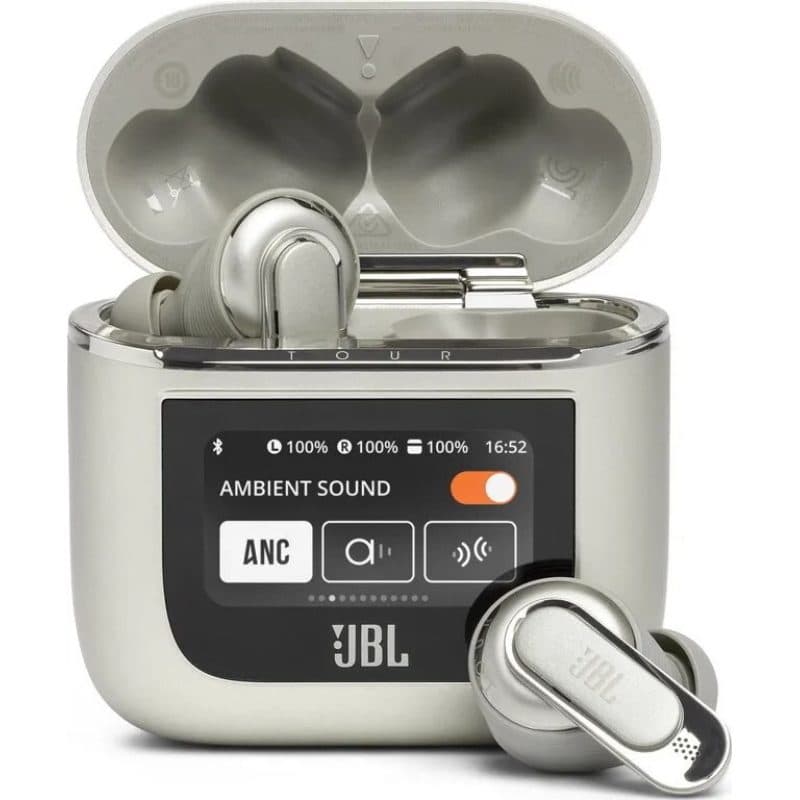 Cuffie wireless in-ear Bluetooth grigio per musica e chiamate - JBL Tour Pro 2