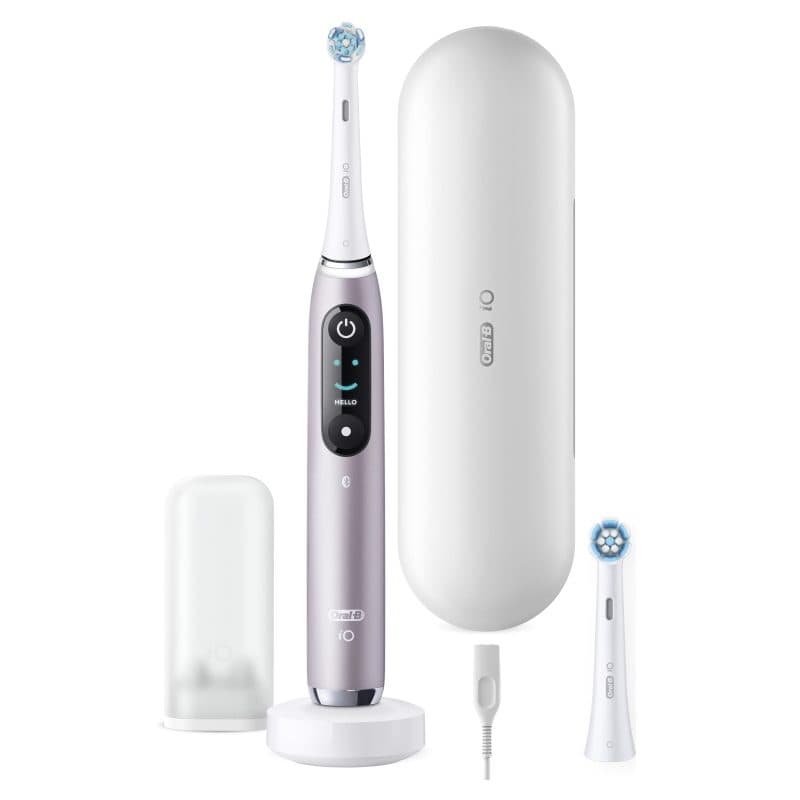 Spazzolino elettrico rotante-oscillante per adulti rosa - Oral-B iO Series 9N