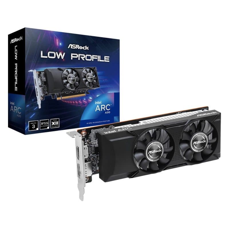 Scheda video Intel Arc A310 low profile 4GB GDDR6 - ASRock