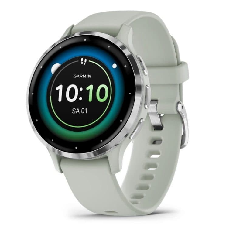 Smartwatch AMOLED 1,2 pollici 390 x 390 pixel touch screen Wi-Fi GPS grigio e argento - Garmin Venu 3S