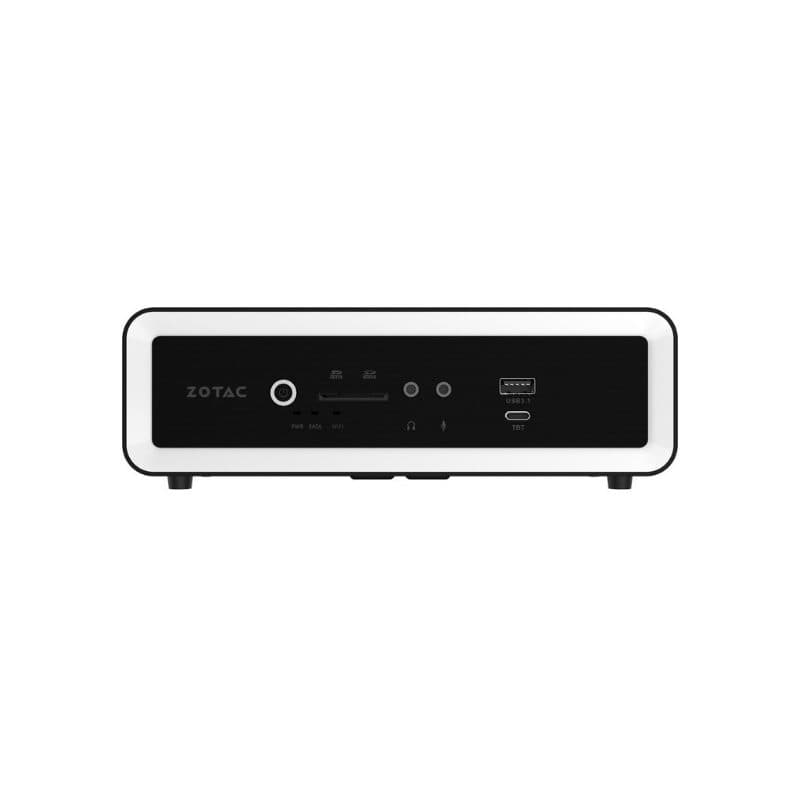 Mini PC 1,8 l Intel Core i7-1355U 1,7 GHz nero e bianco tastiera QWERTZ - ZOTAC ZBOX CI669 Nano