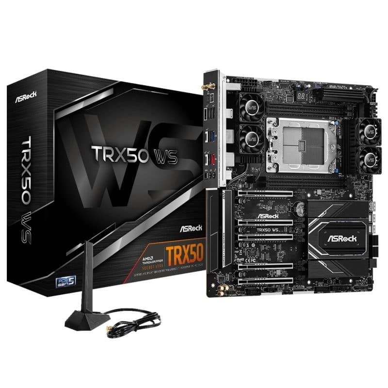 Scheda madre ATX esteso AMD TRX50 socket sTR5 - ASRock TRX50 WS