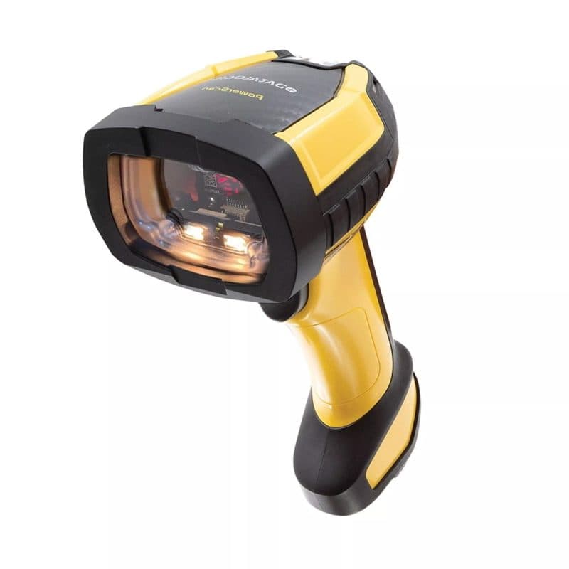 Lettore di codici a barre portatile 1D/2D laser nero e giallo - Datalogic PM9600-HP433RBK10
